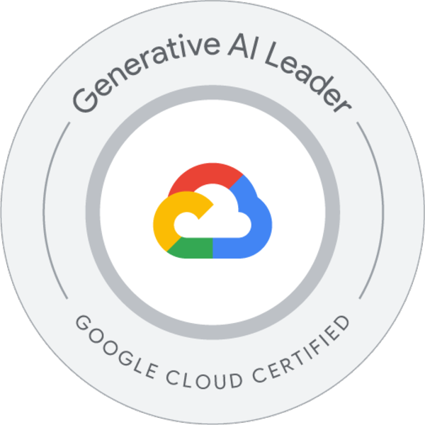 Google Generative AI certification logo